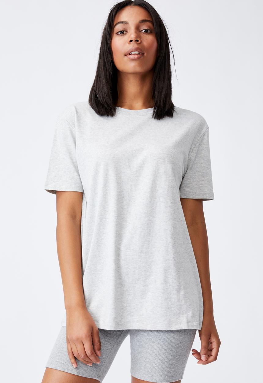 Cotton On - The oversized dad tee - light grey