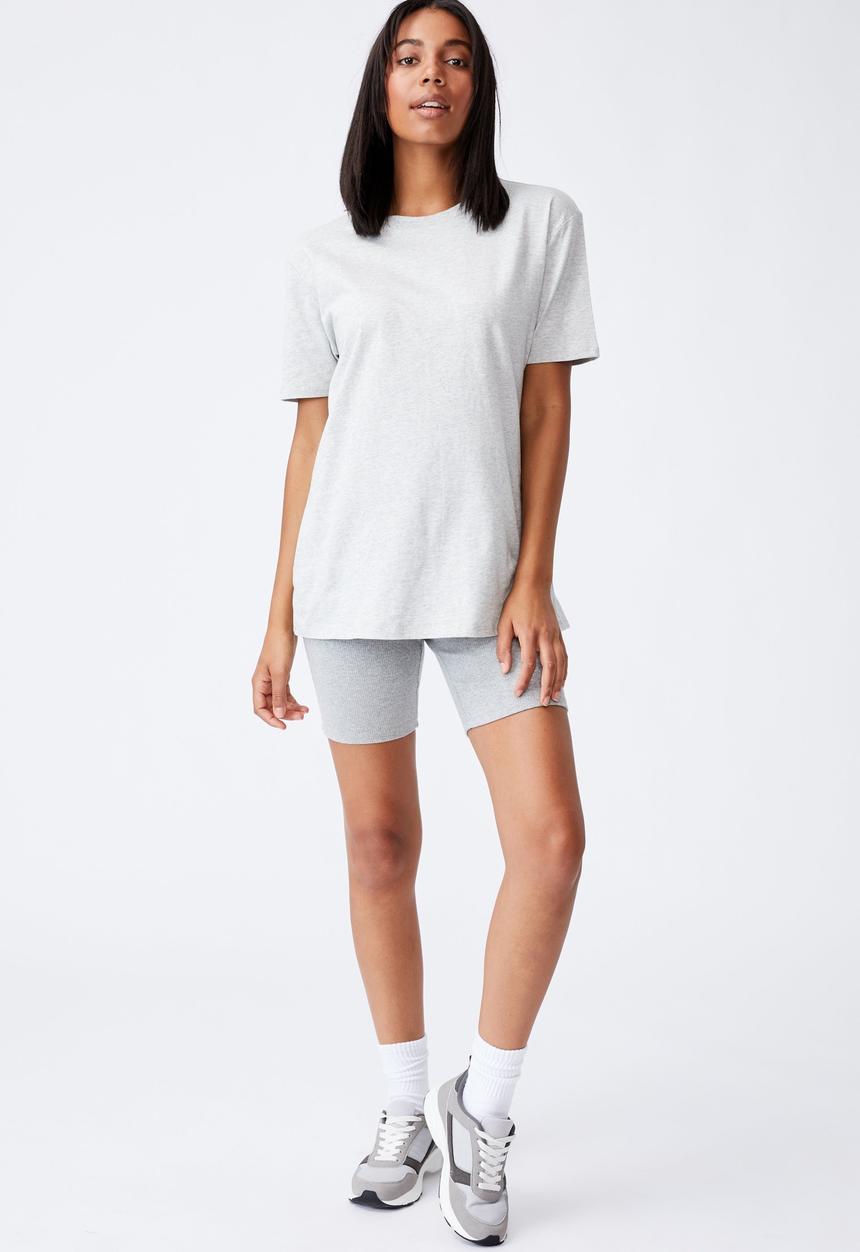 Cotton On - The oversized dad tee - light grey