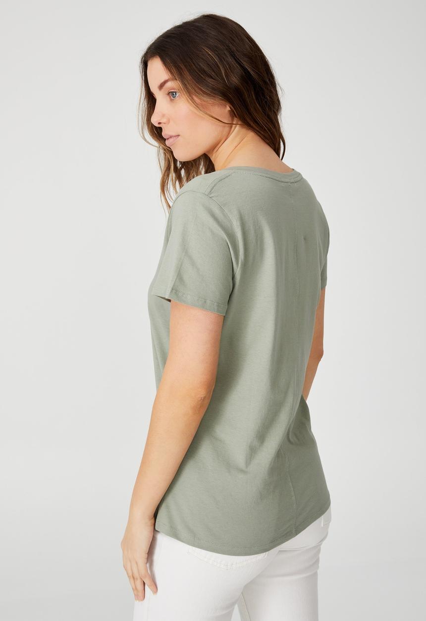 Cotton On - The one v tee - sage