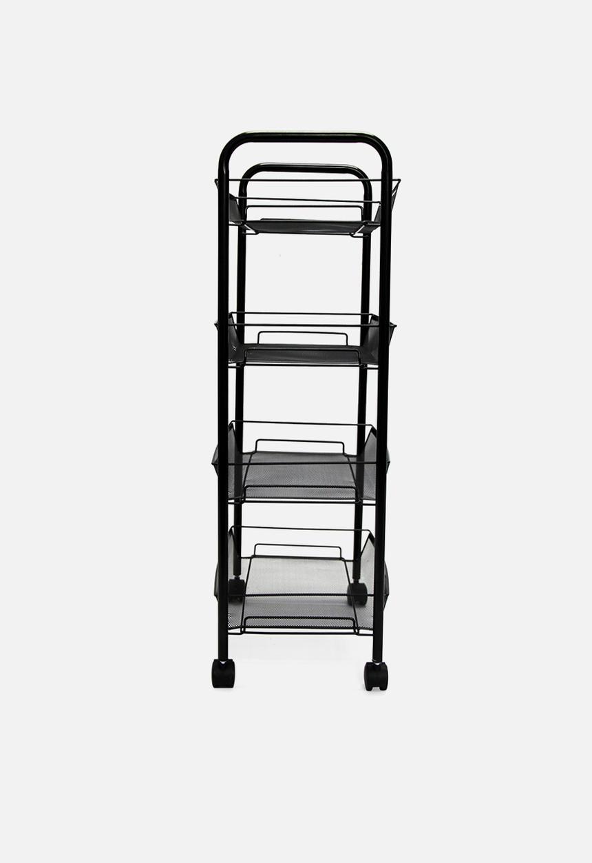 Fine Living - Limber 4 layer trolley - black