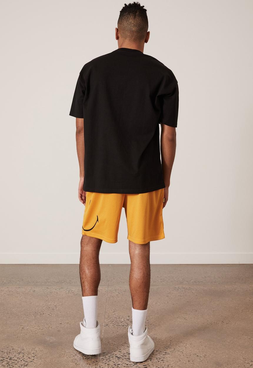 Factorie - Smiley basketball short - yellow