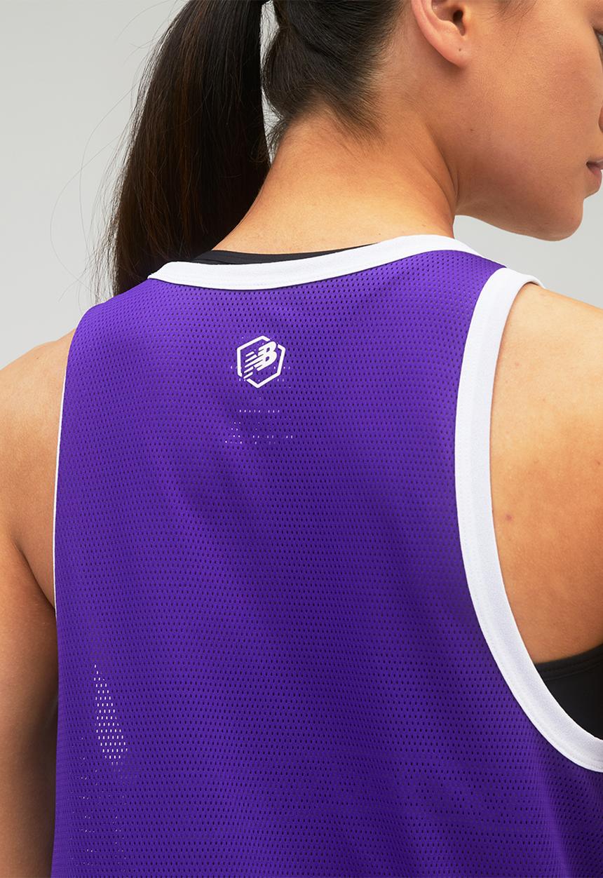 New Balance  - Fast flight tank print - deep violet heather