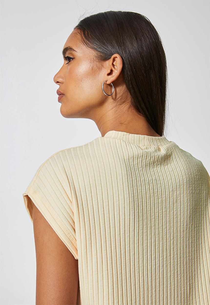 Superbalist - Rib tee - neutral