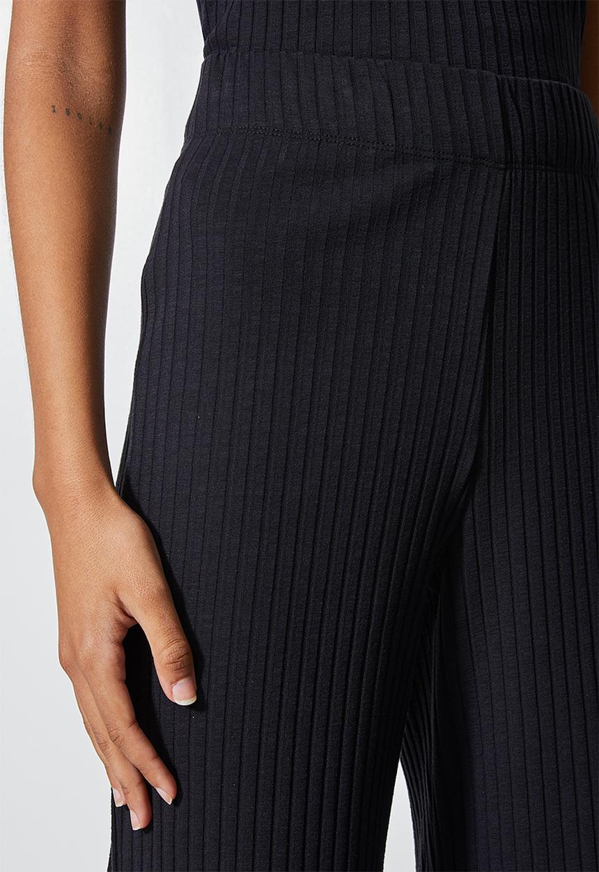 Superbalist - Rib cullotes - black