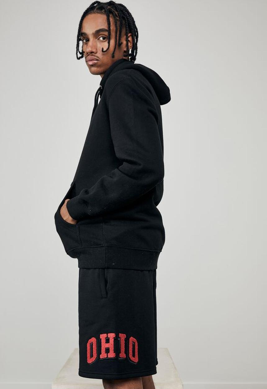 Factorie - Graphic track short - black