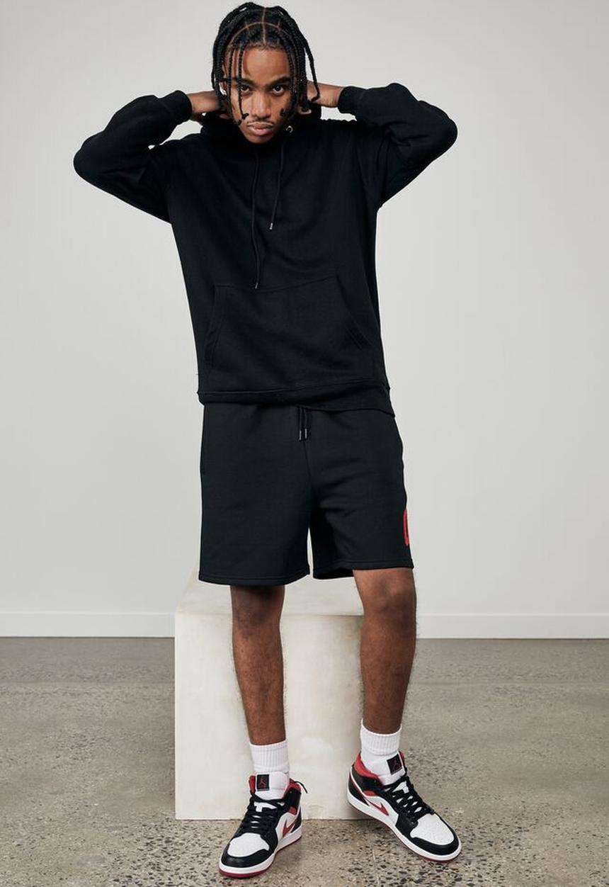 Factorie - Graphic track short - black