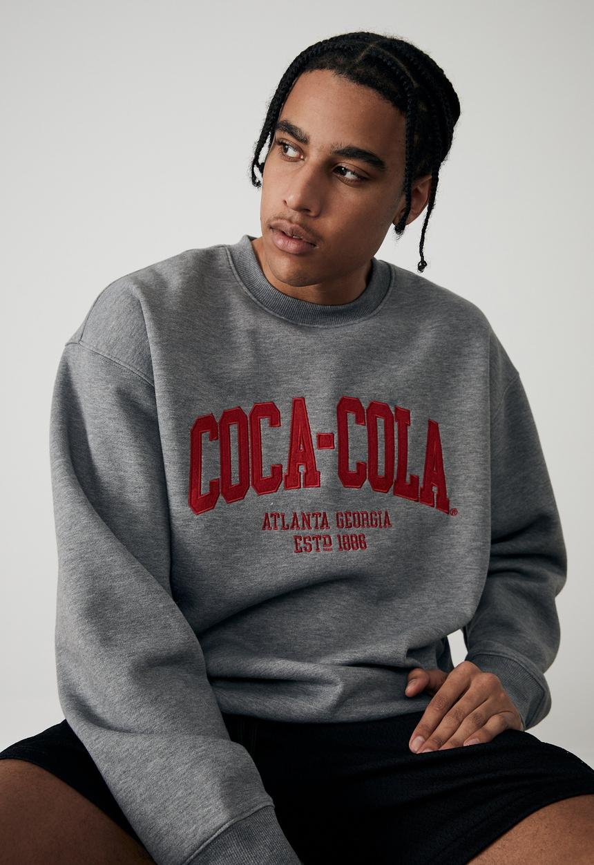 Factorie - Oversized pop culture crew - grey