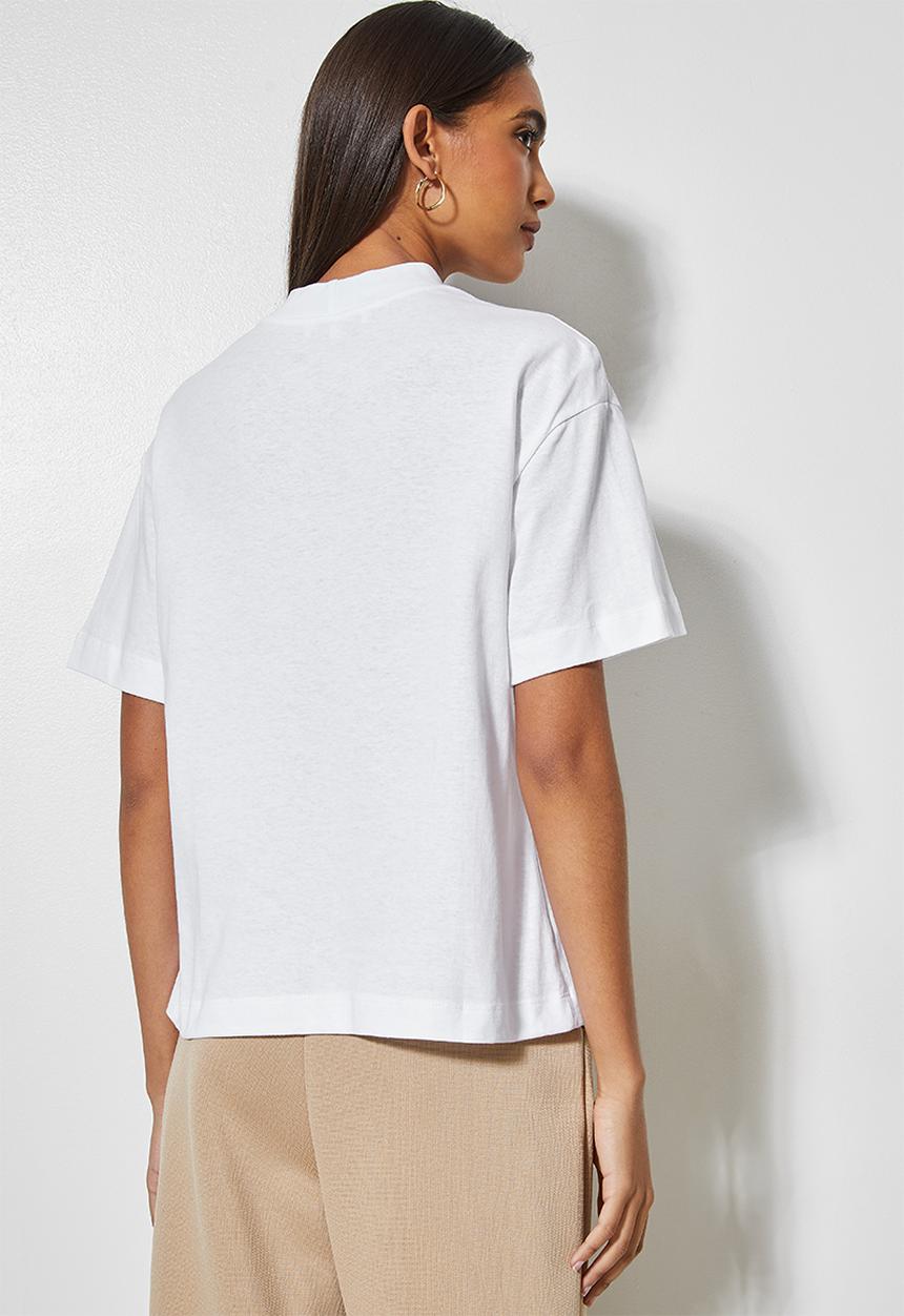 Superbalist - Graphic boyfriend tee - white
