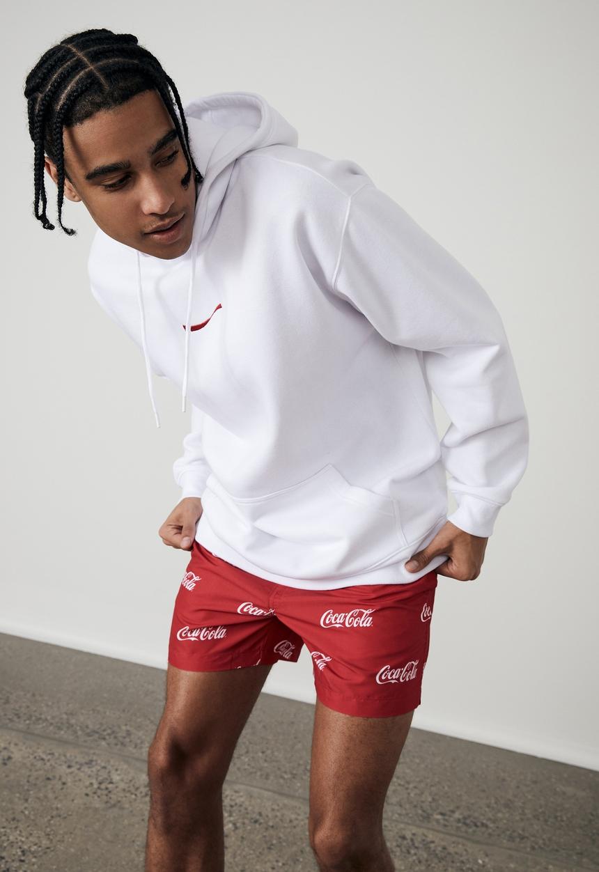 Factorie - Oversized pop culture hoodie - white