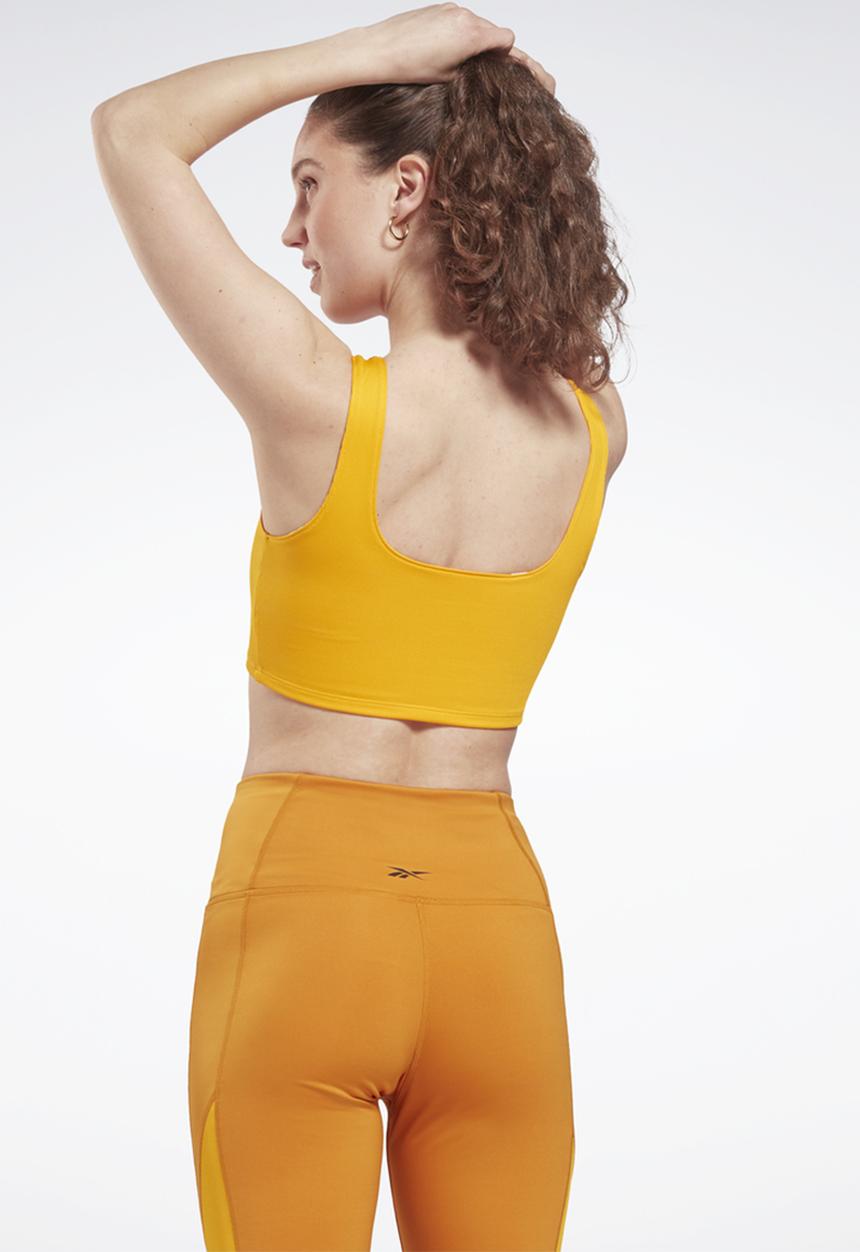Reebok - Wor rib bralette - semi solar gold