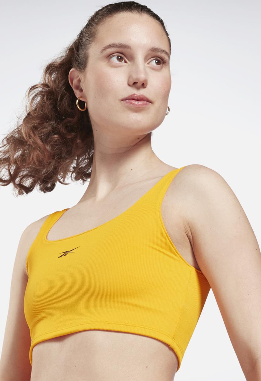 Reebok - Wor rib bralette - semi solar gold