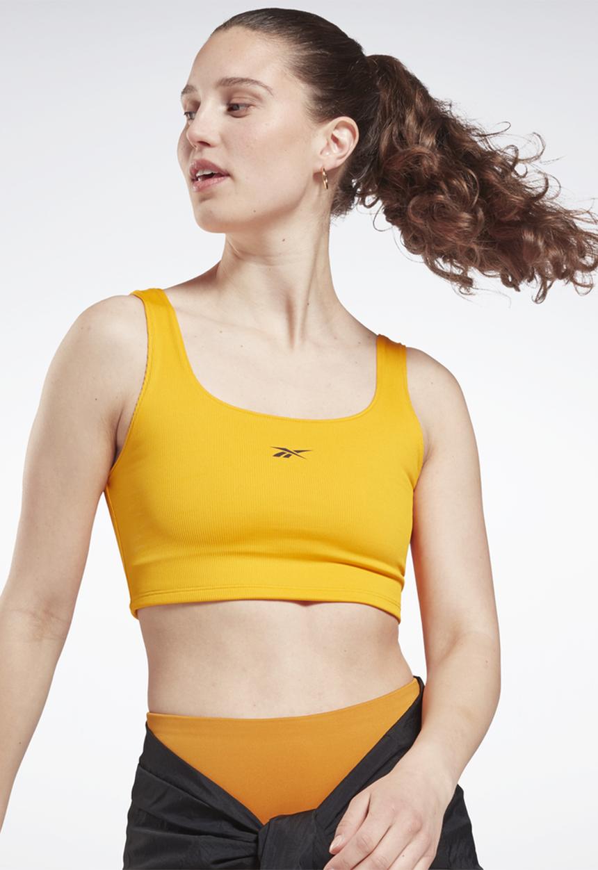 Reebok - Wor rib bralette - semi solar gold