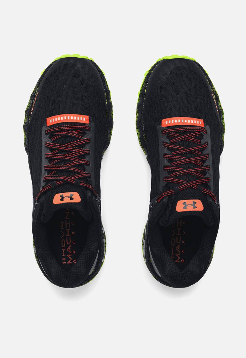 Under Armour - UA hovr machina off road - black/ black/high-vis yellow