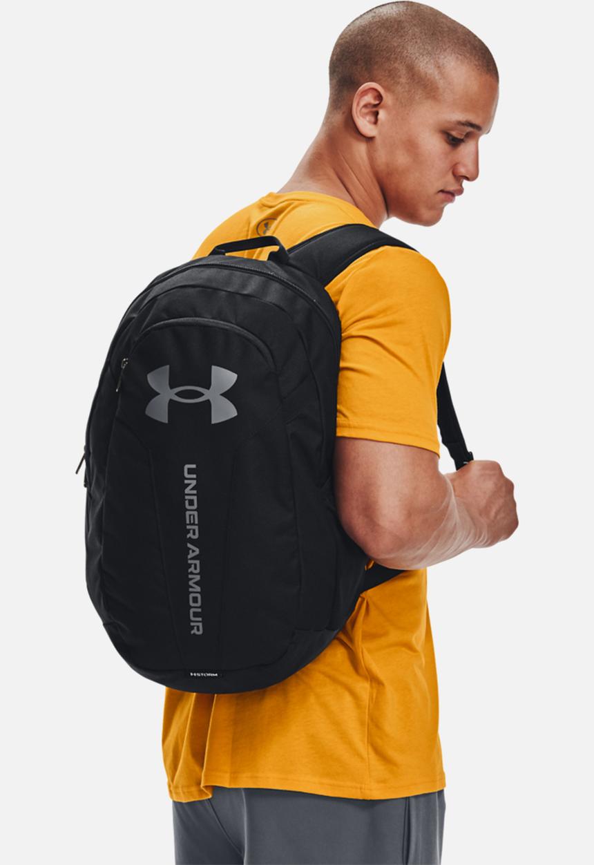 Under Armour - Ua hustle lite backpack - black/black/pitch ray