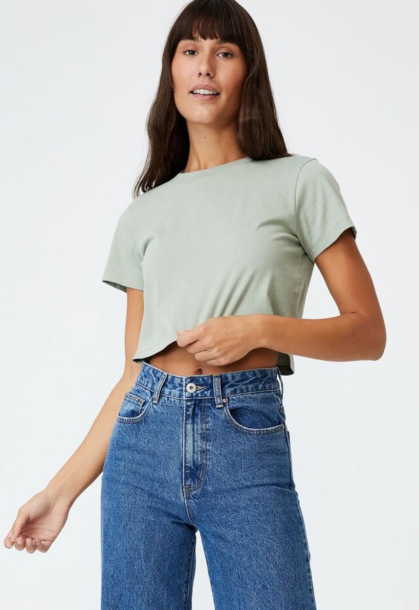 Cotton On - The baby tee - sage