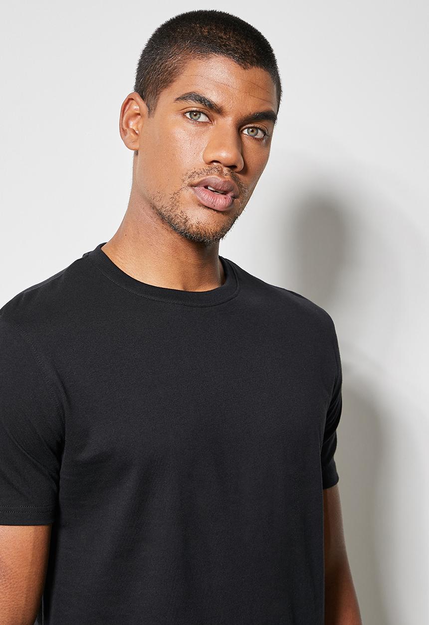 Superbalist - Nate organic crew tee - black