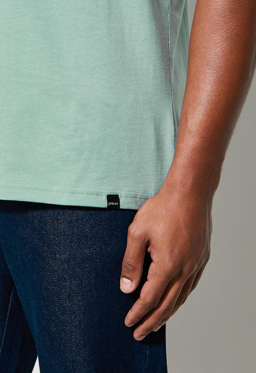 Superbalist - Nate organic crew tee - mint green