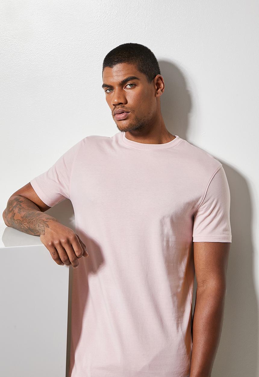 Superbalist - Nate organic crew tee - dusty pink