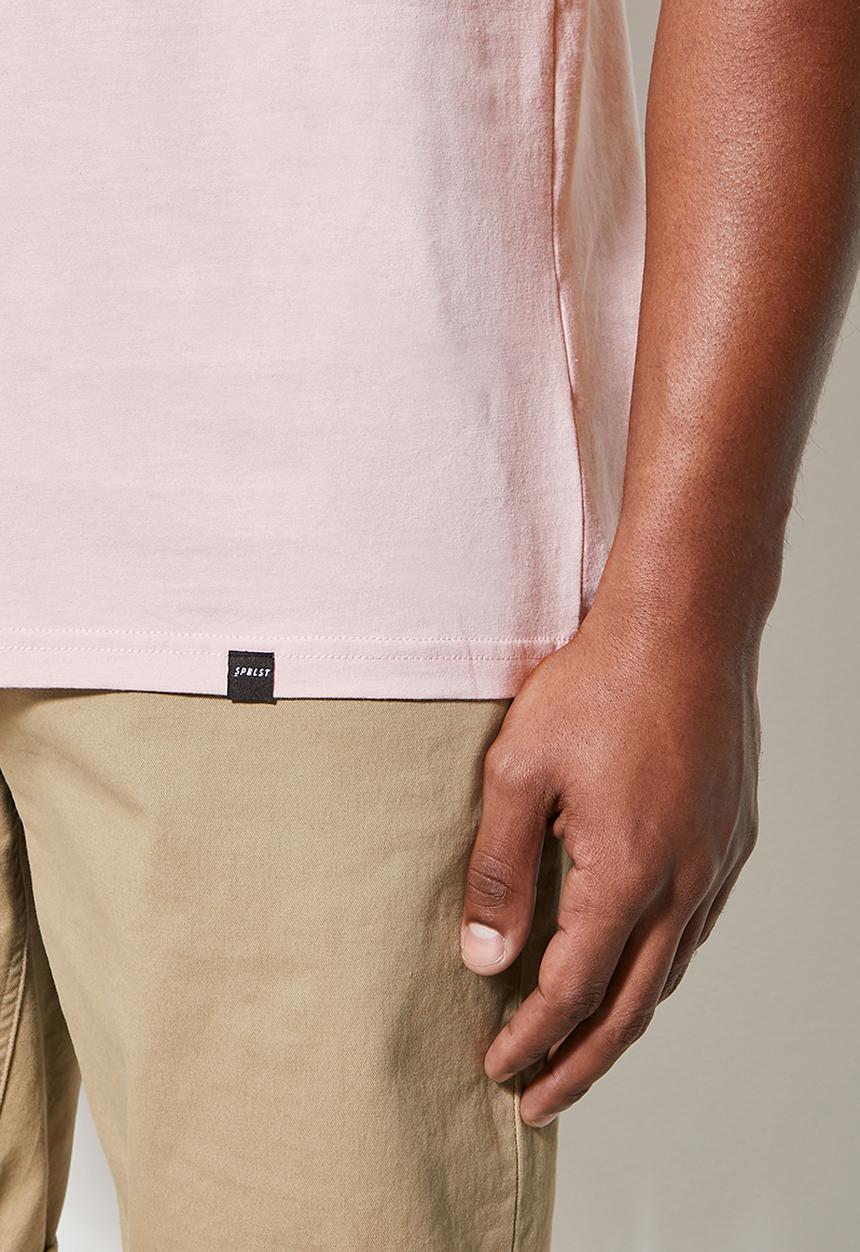 Superbalist - Nate organic crew tee - dusty pink