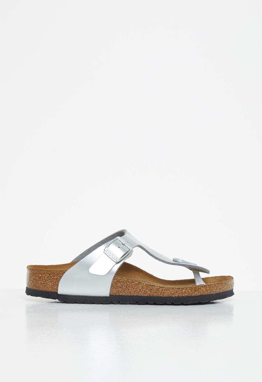 Birkenstock - Gizeh kids birko-flor - silver