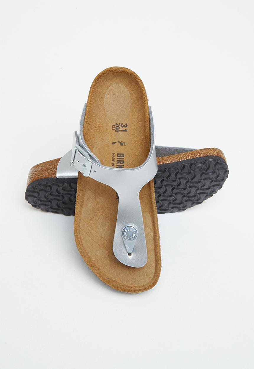 Birkenstock - Gizeh kids birko-flor - silver