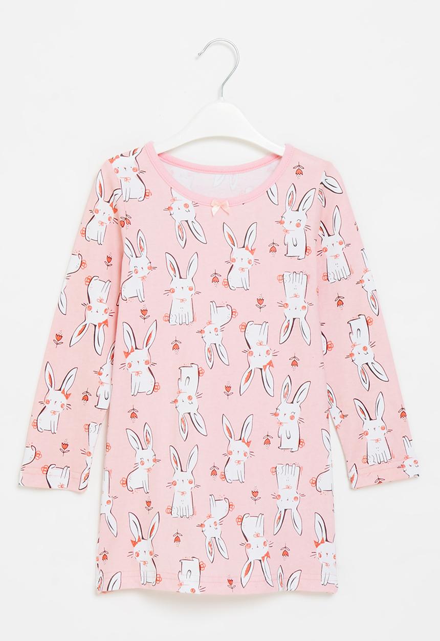 Pop Candy - Girls bunny dress - pink