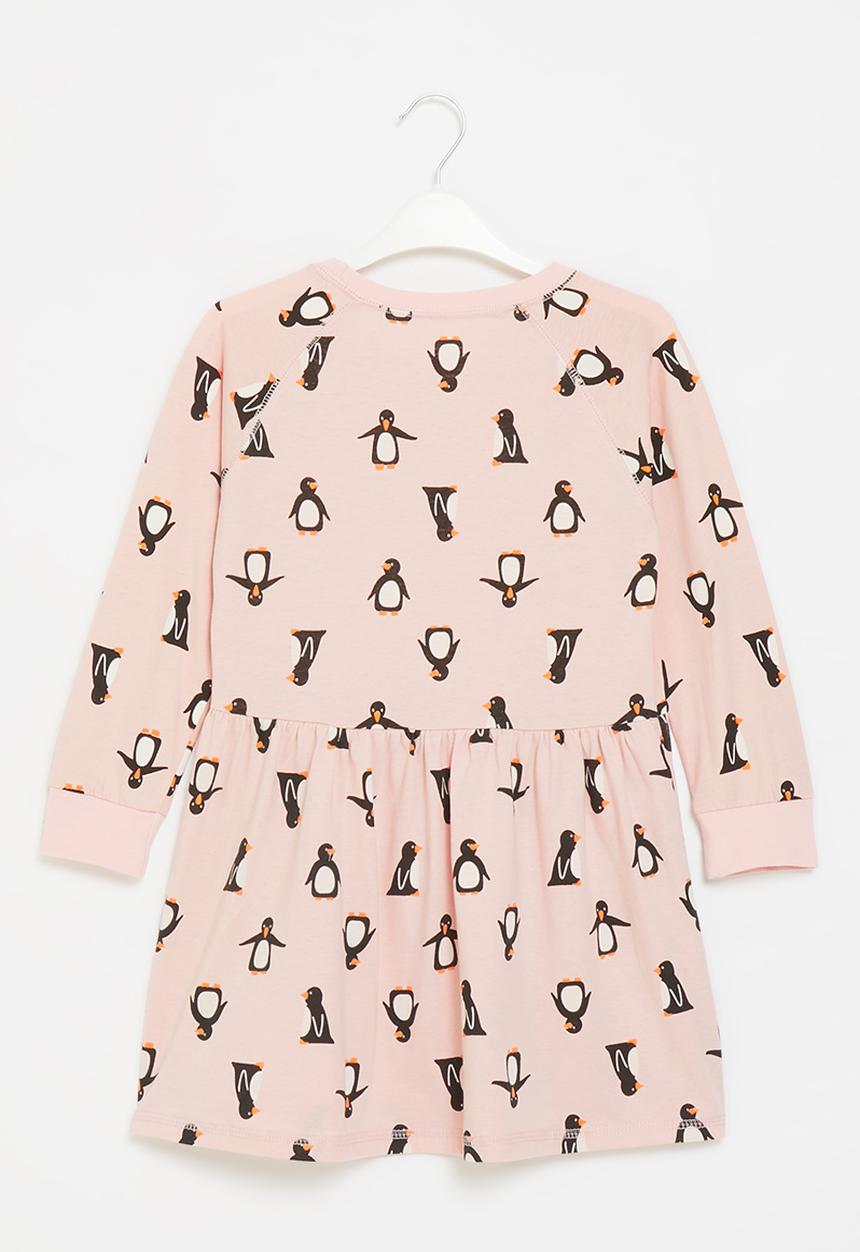 Pop Candy - Girls penguin dress - pink