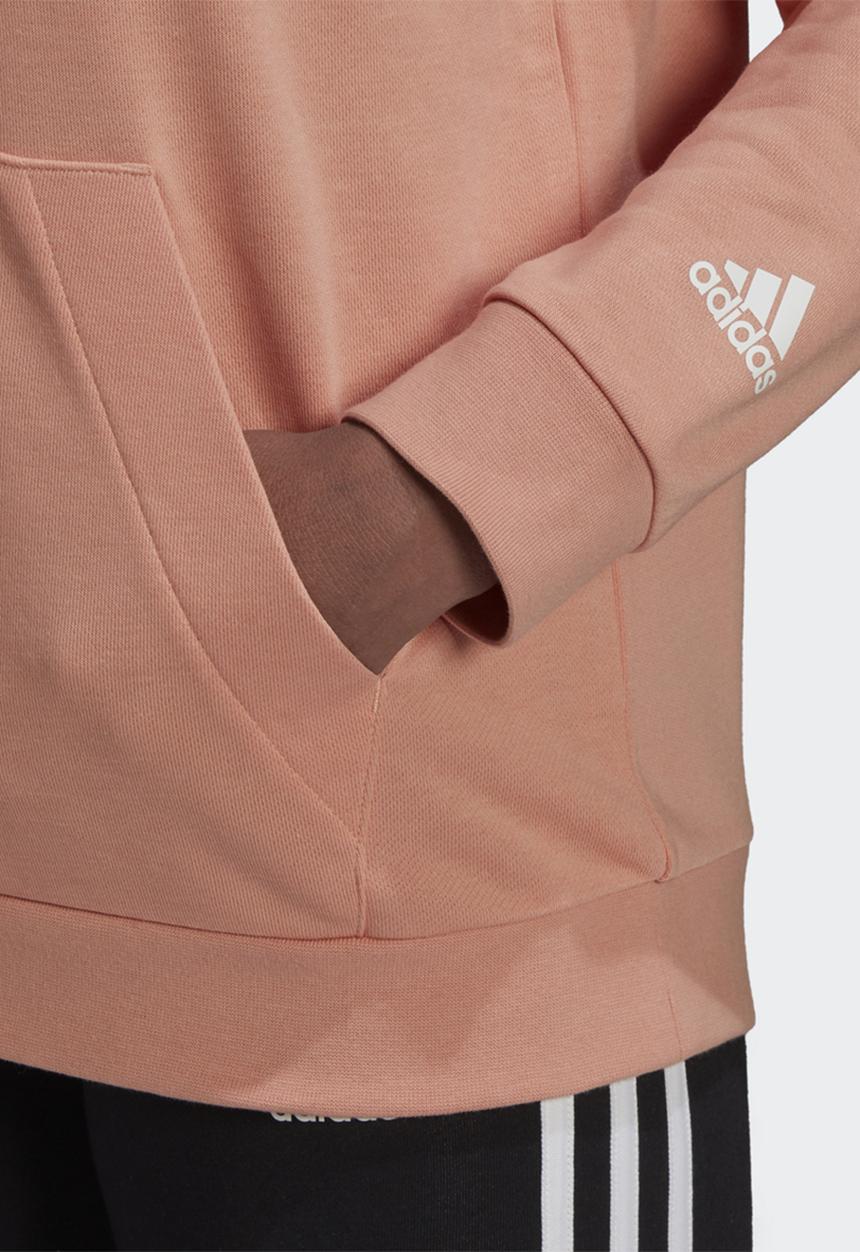adidas Performance - Bluv perfomance hoodie - ambient pinkn & white