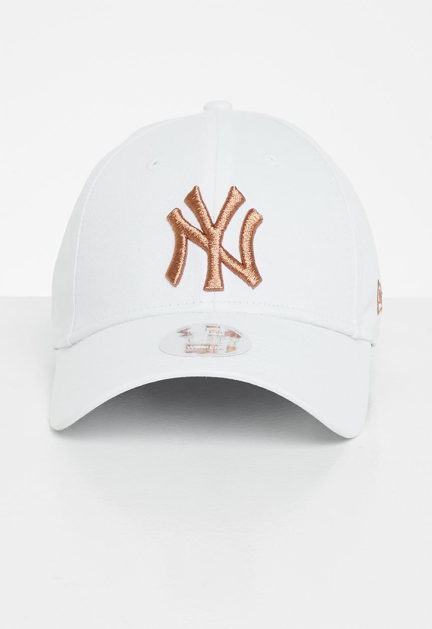 New Era - 940 womens metallic logo neyyan - white & gold