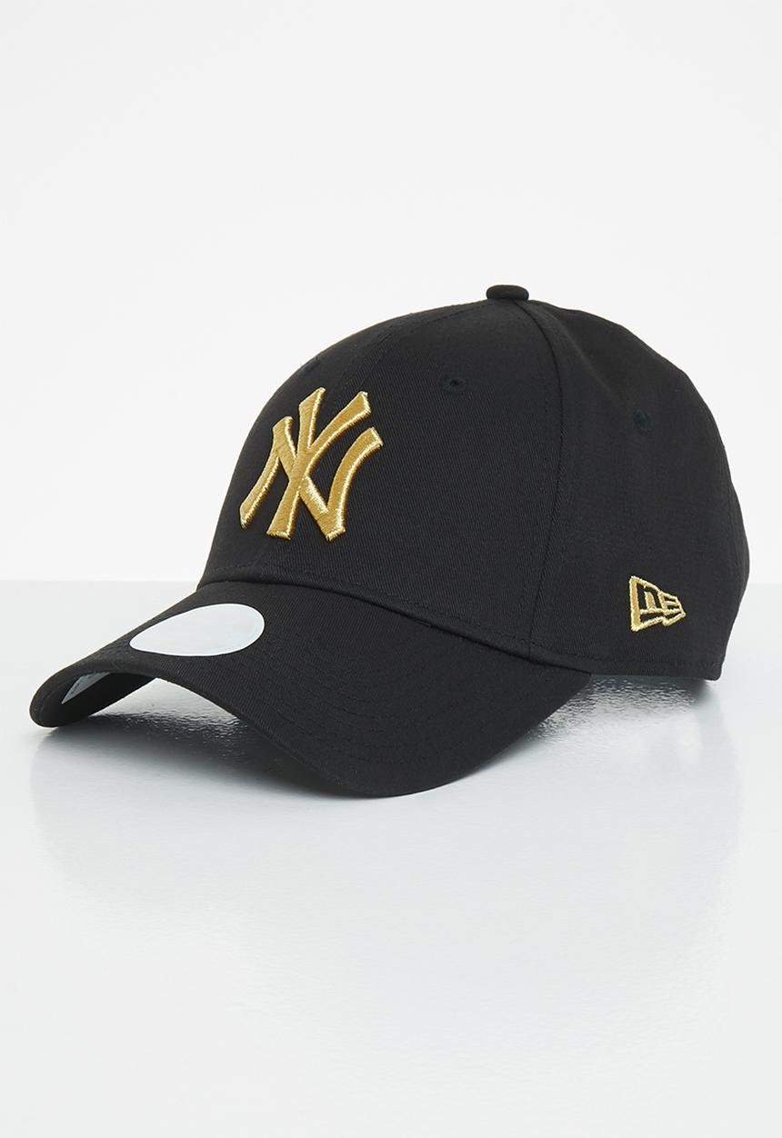 New Era - 940 womens metallic logo neyyan - black & gold