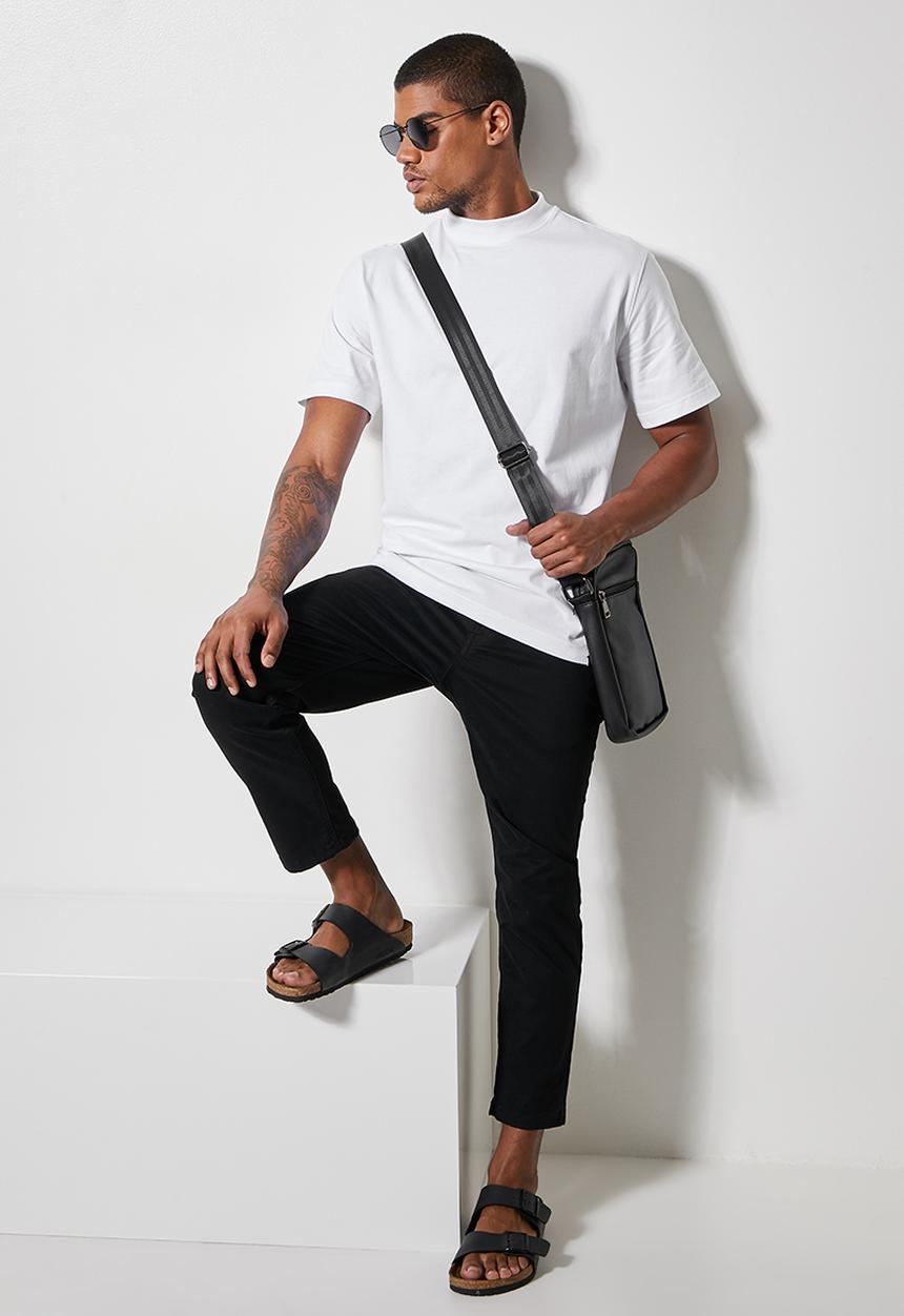 Superbalist - 2 Pack Aaron organic high neck tee - white 