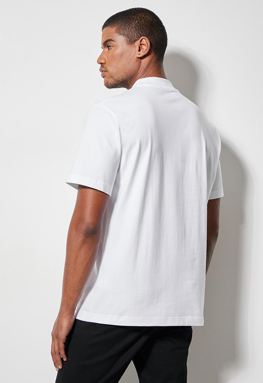 Superbalist - 2 Pack Aaron organic high neck tee - white 