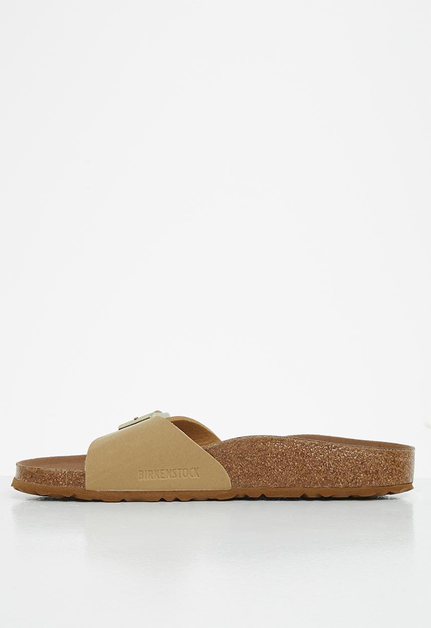 Birkenstock - Madrid birko-flor narrow - earthy vegan latte cream