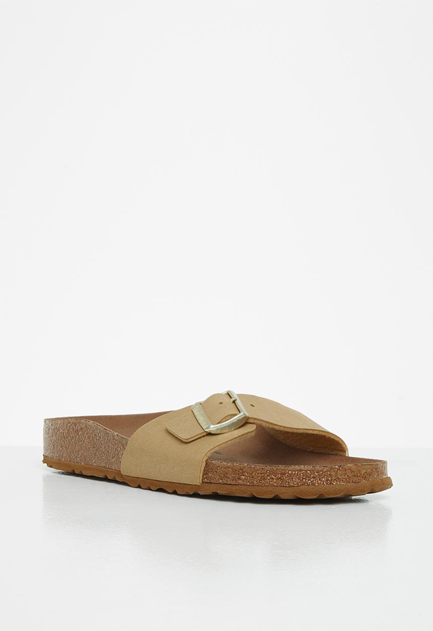 Birkenstock - Madrid birko-flor narrow - earthy vegan latte cream