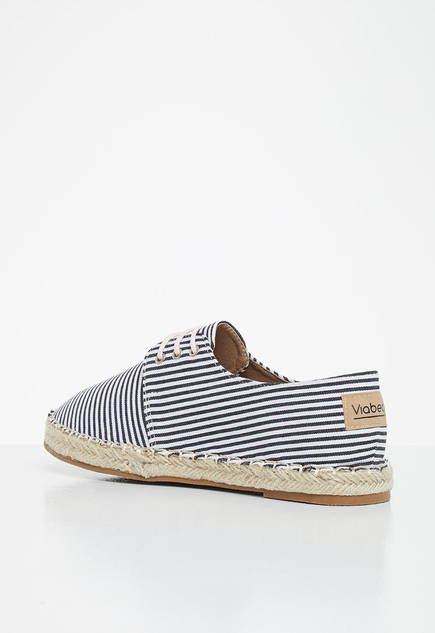 Viabeach - Espa2 espadrille - black & white 