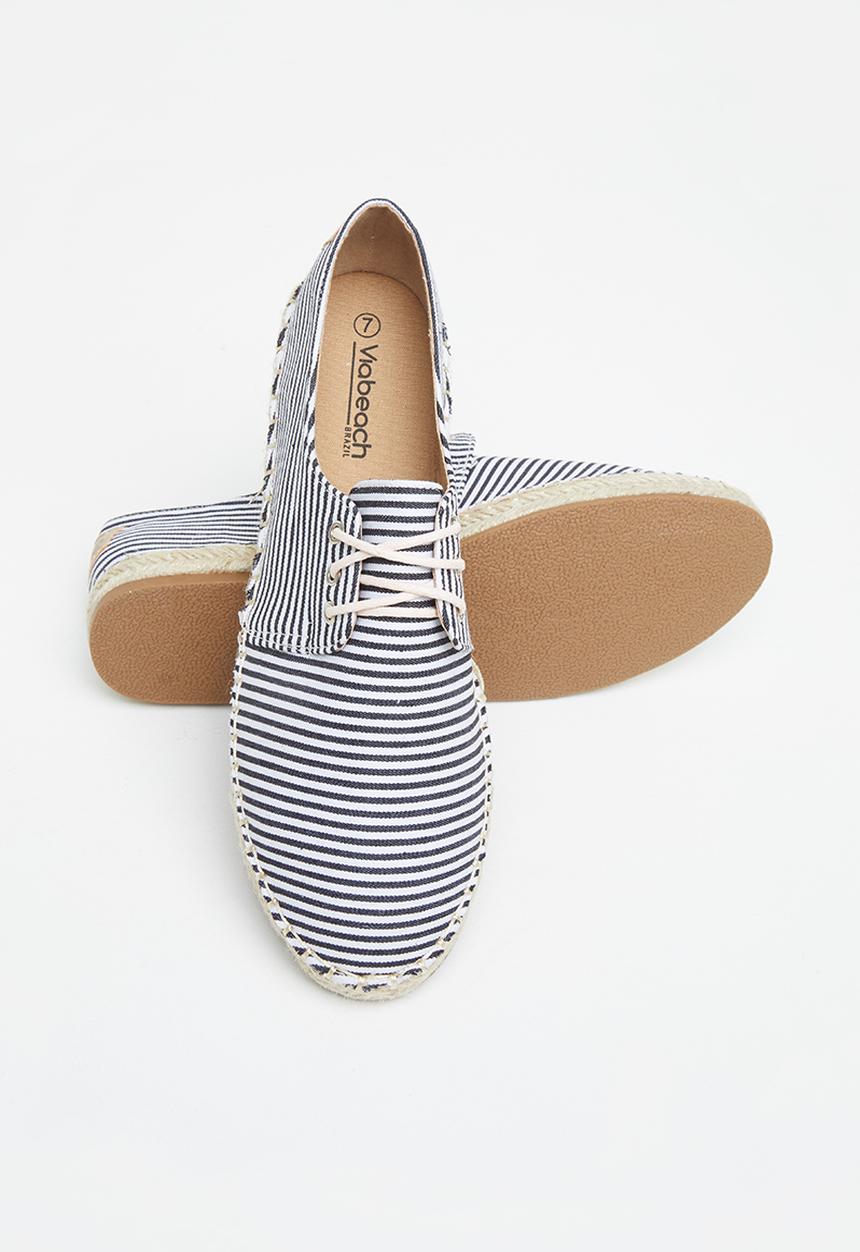 Viabeach - Espa2 espadrille - black & white 