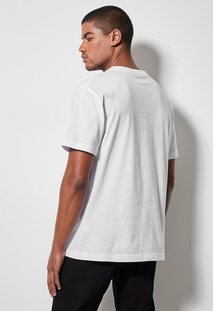 Superbalist - 2 Pack Aaron relaxed fit crew tee - white & dark grey 