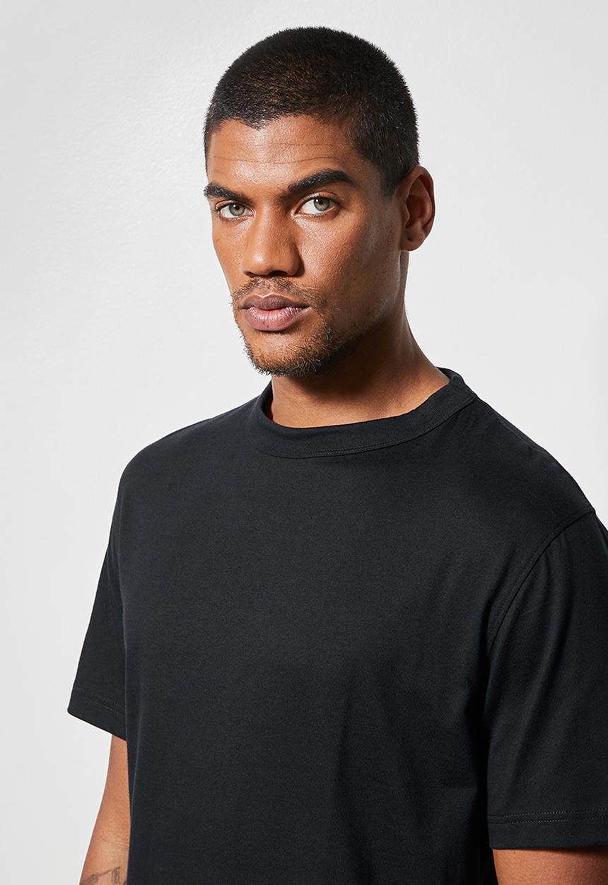Superbalist - 2 Pack Aaron relaxed fit crew tee - black & dark blue