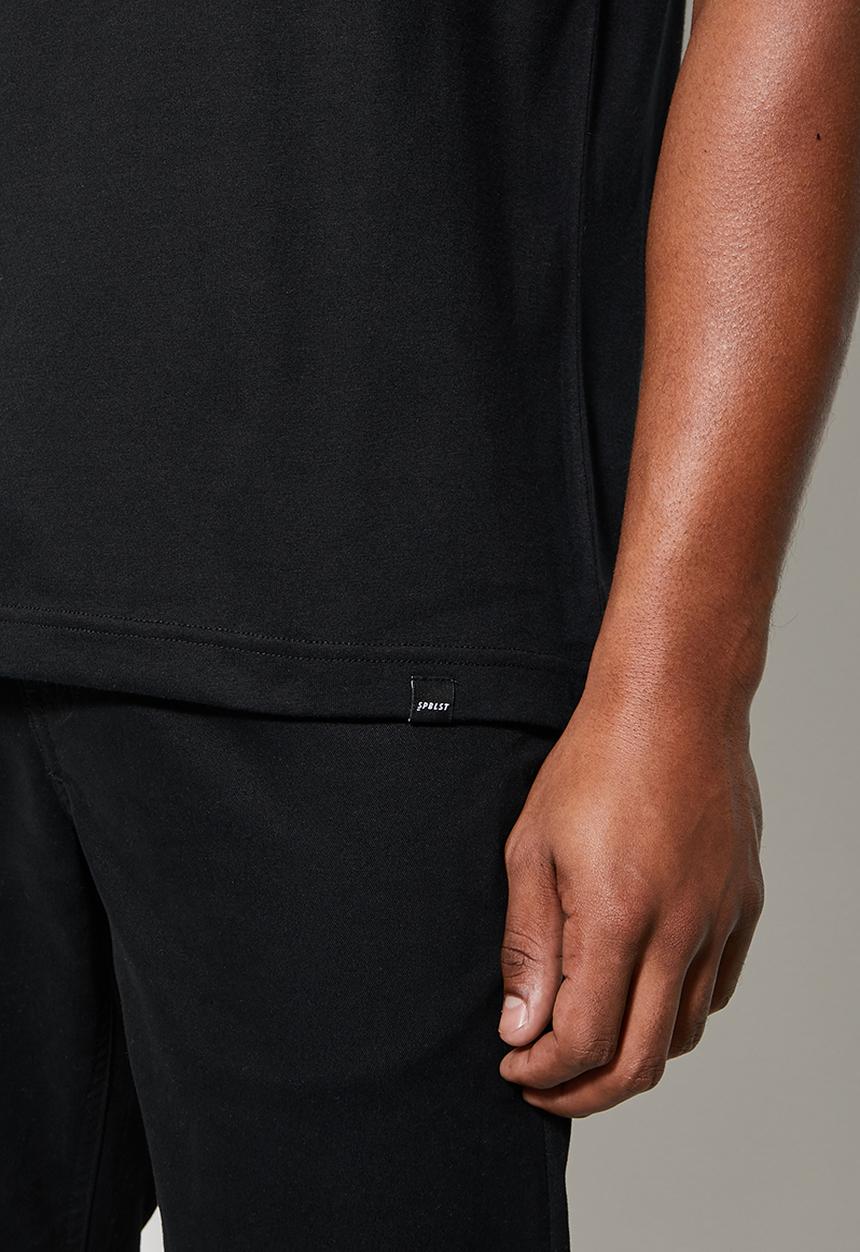 Superbalist - 2 Pack Aaron relaxed fit crew tee - black 