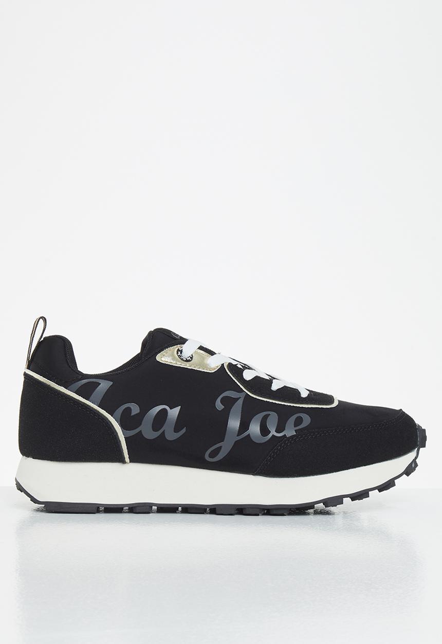 Aca Joe - Chunky logo sneaker - black & gold