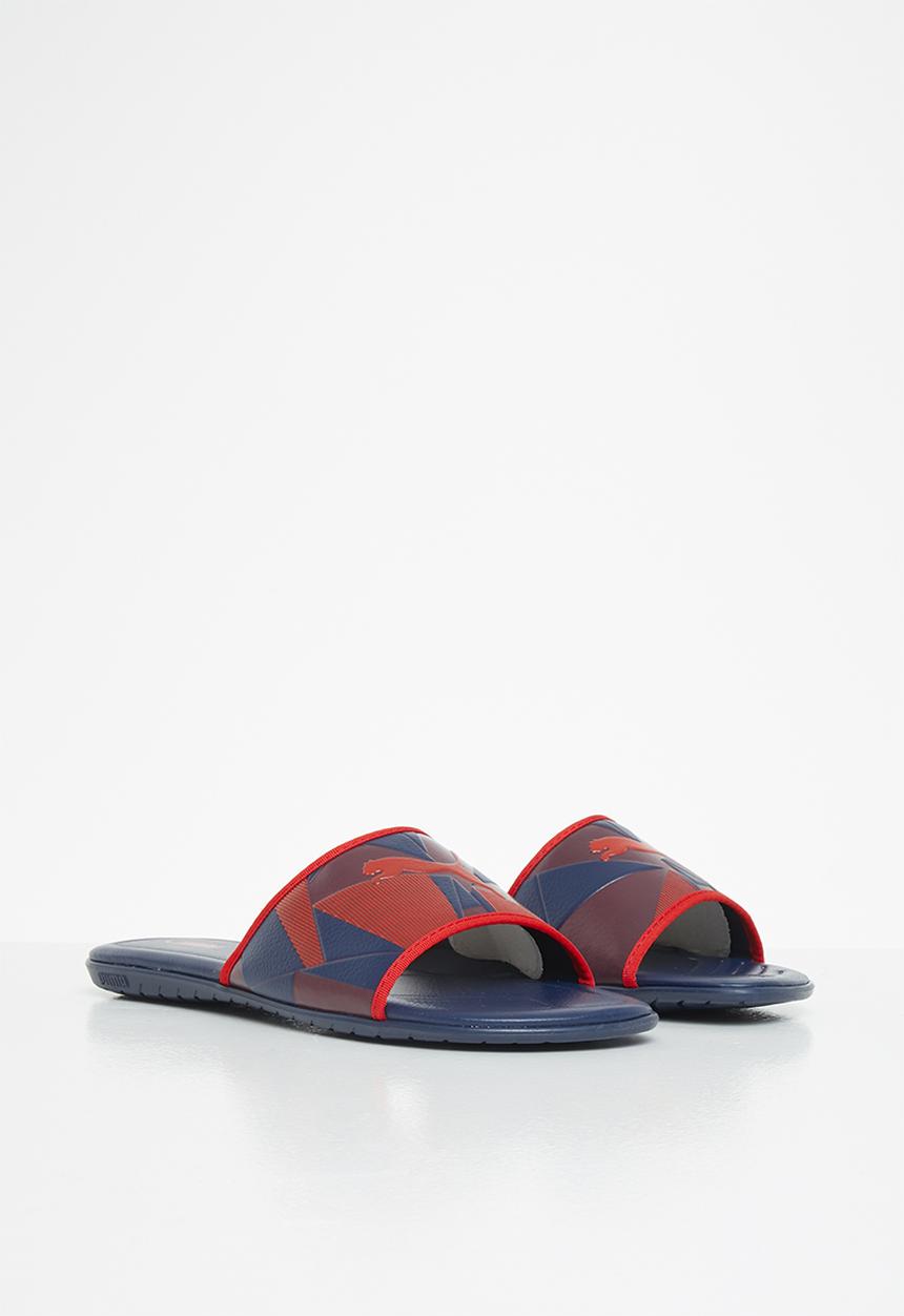 PUMA - Streetcat embossed facet slide ps zadp - navy