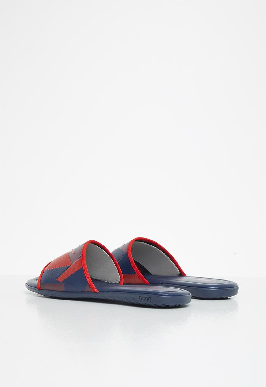 PUMA - Streetcat embossed facet slide ps zadp - navy