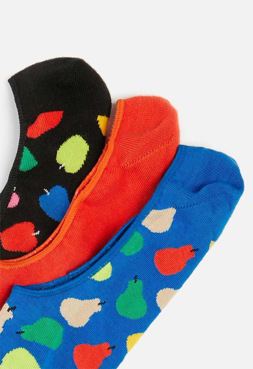 Happy Socks - 3-pack pears liner socks - multi