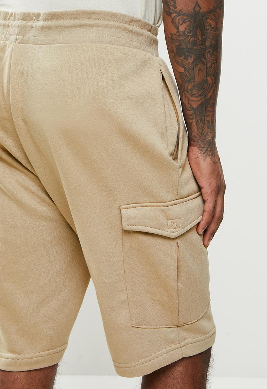 Brave Soul - Auden essential double pocket cargo - stone