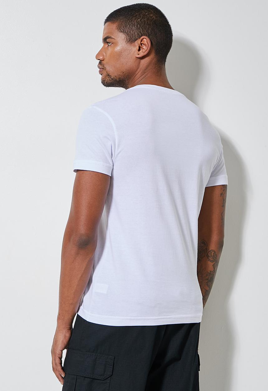 Superbalist - Nate nasa worm printed crew neck tee - white