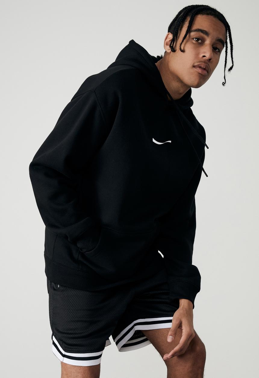 Factorie - Oversized pop culture hoodie - black