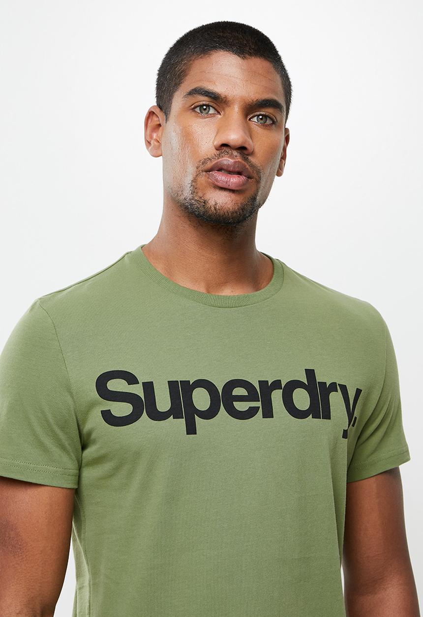 Superdry. - Military graphic tee - lieutenant olive