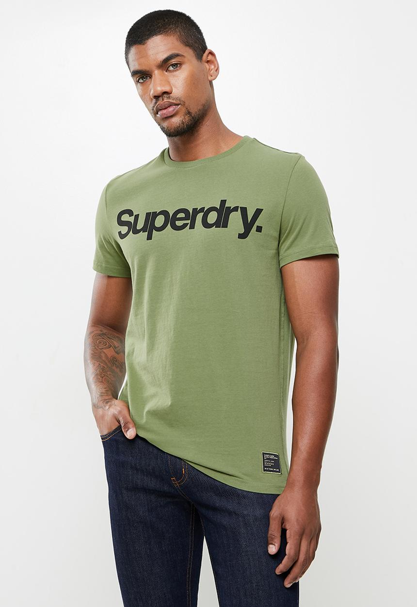 Superdry. - Military graphic tee - lieutenant olive