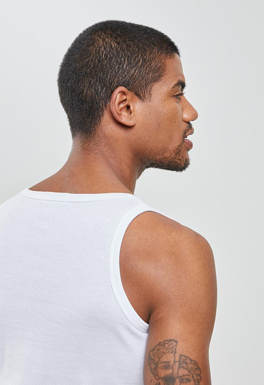 Superbalist - 2 Pack cellular vest - white