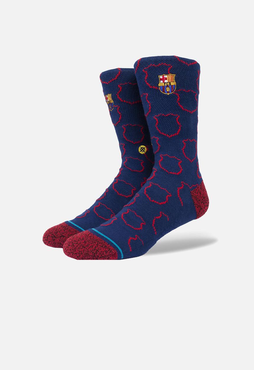 Stance Socks - FC Barcelona crest socks - navy